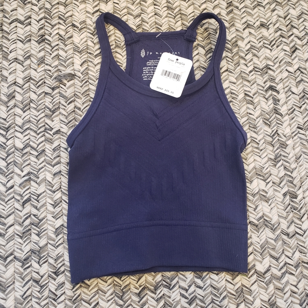 Free People Gone Adrift Crop Sport Bra